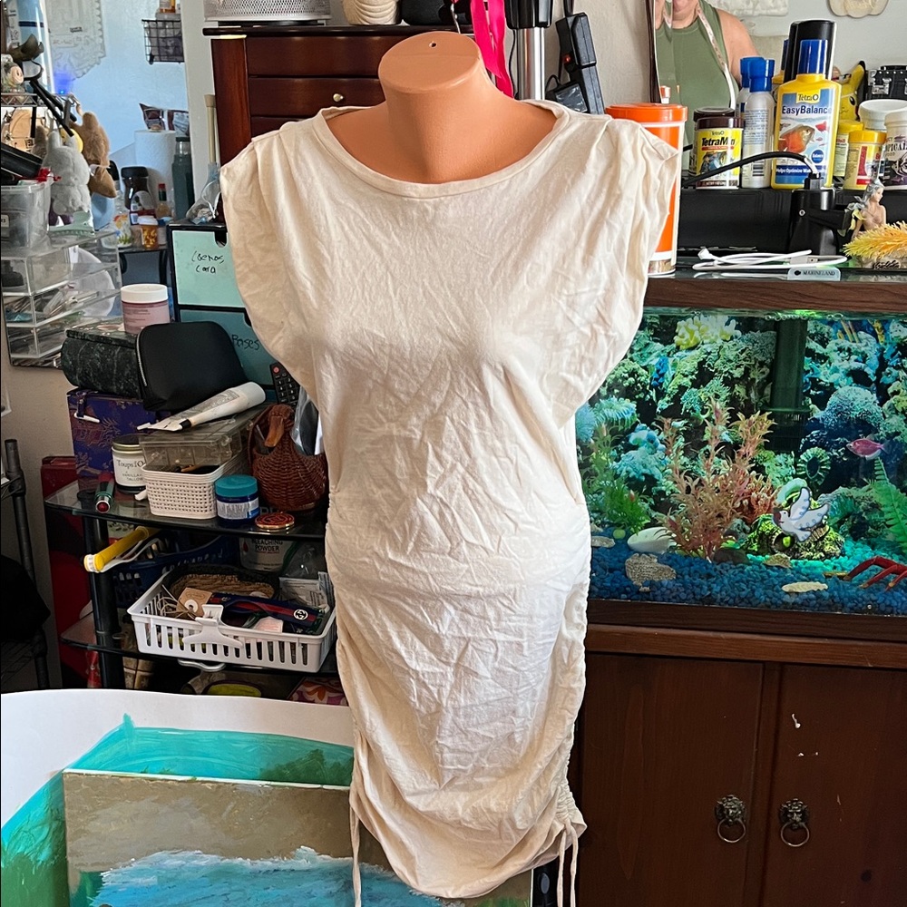 Anna Grace Cream High Low Dress